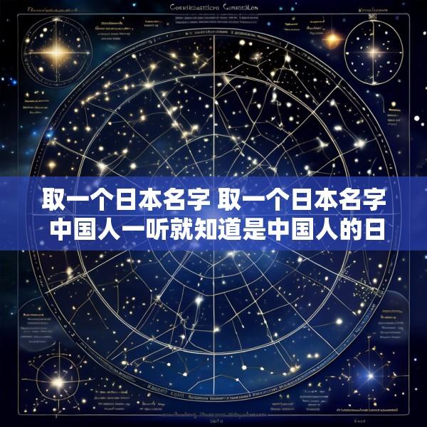 取一个日本名字 取一个日本名字 中国人一听就知道是中国人的日本名字