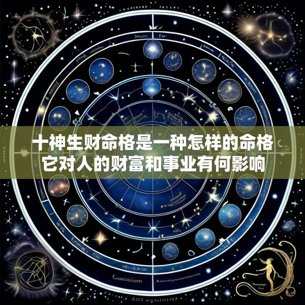 十神生财命格是一种怎样的命格它对人的财富和事业有何影响
