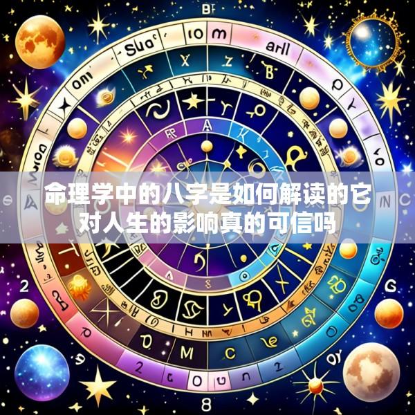 命理学中的八字是如何解读的它对人生的影响真的可信吗