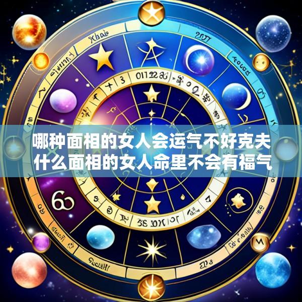 哪种面相的女人会运气不好克夫 什么面相的女人命里不会有福气