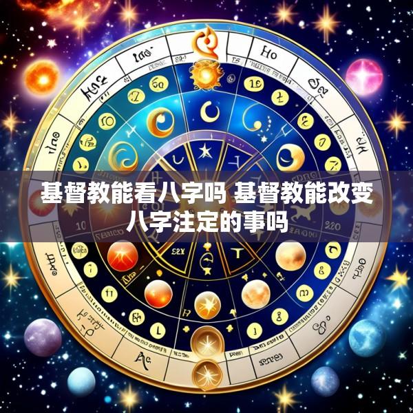 基督教能看八字吗 基督教能改变八字注定的事吗