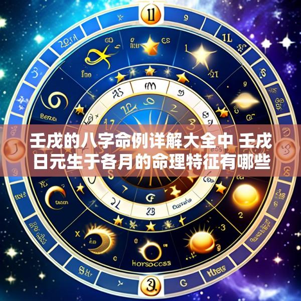 壬戌的八字命例详解大全中 壬戌日元生于各月的命理特征有哪些