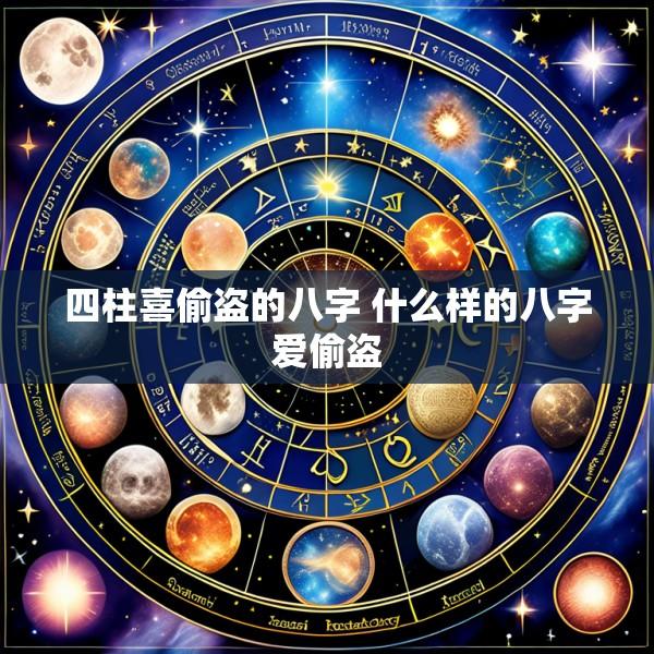 四柱喜偷盗的八字 什么样的八字爱偷盗