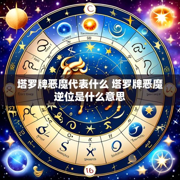塔罗牌恶魔代表什么 塔罗牌恶魔逆位是什么意思