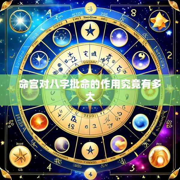 命宫对八字批命的作用究竟有多大