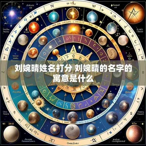 刘婉晴姓名打分 刘婉晴的名字的寓意是什么