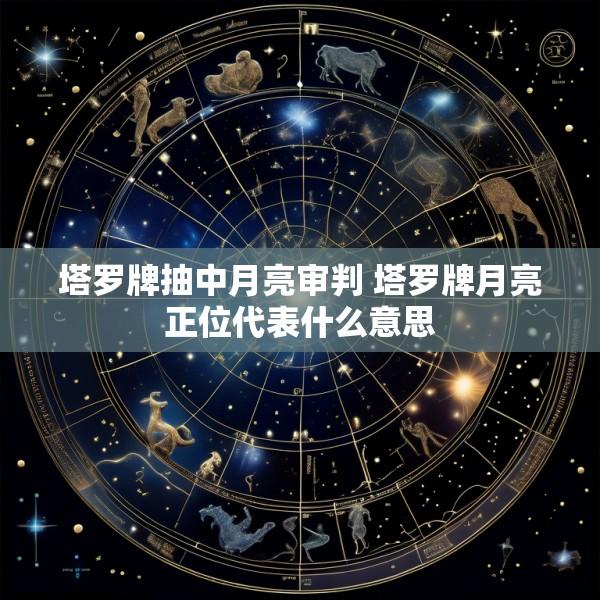 塔罗牌抽中月亮审判 塔罗牌月亮正位代表什么意思