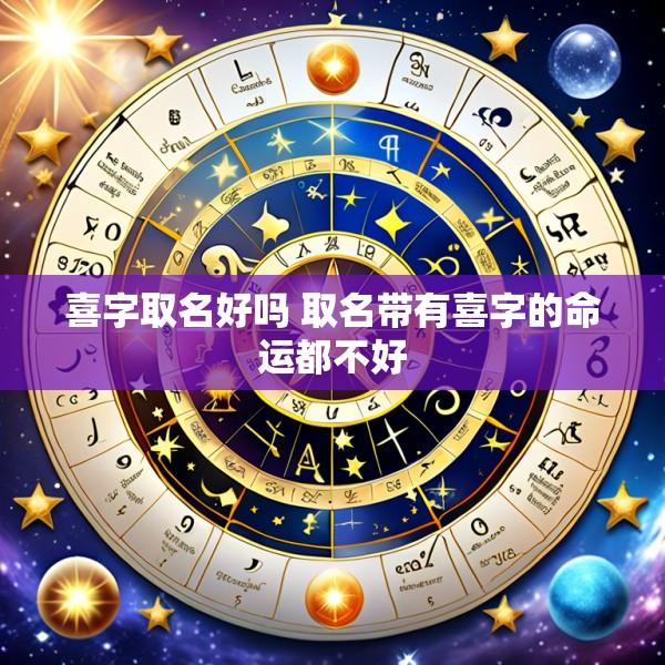 喜字取名好吗 取名带有喜字的命运都不好