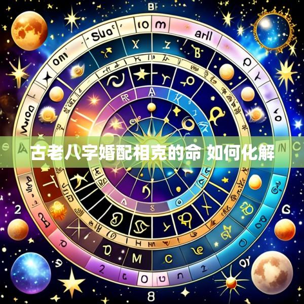古老八字婚配相克的命 如何化解