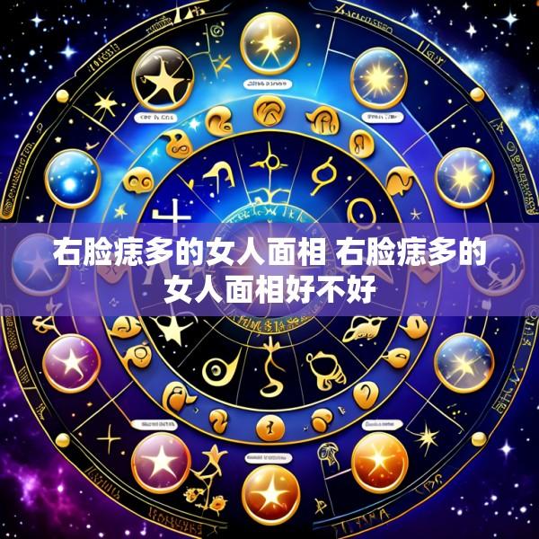 右脸痣多的女人面相 右脸痣多的女人面相好不好