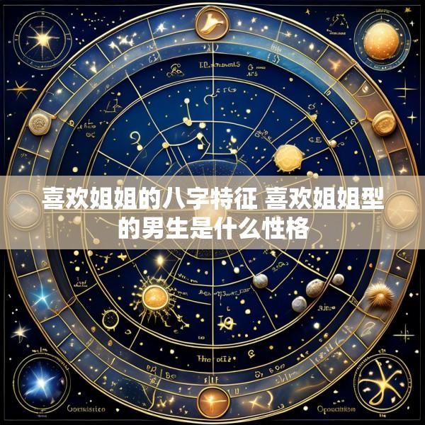 喜欢姐姐的八字特征 喜欢姐姐型的男生是什么性格