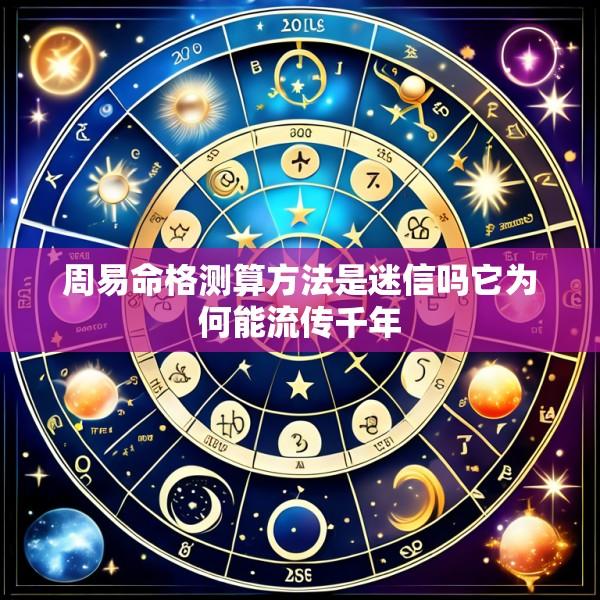周易命格测算方法是迷信吗它为何能流传千年