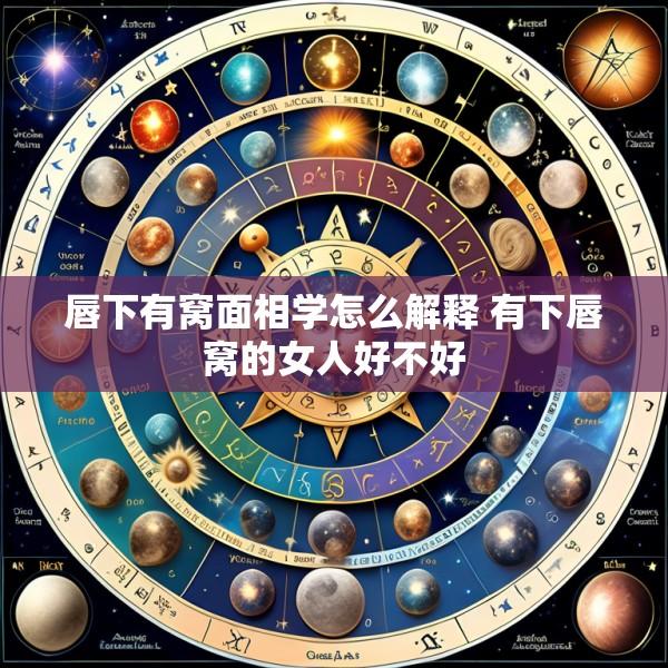 唇下有窝面相学怎么解释 有下唇窝的女人好不好