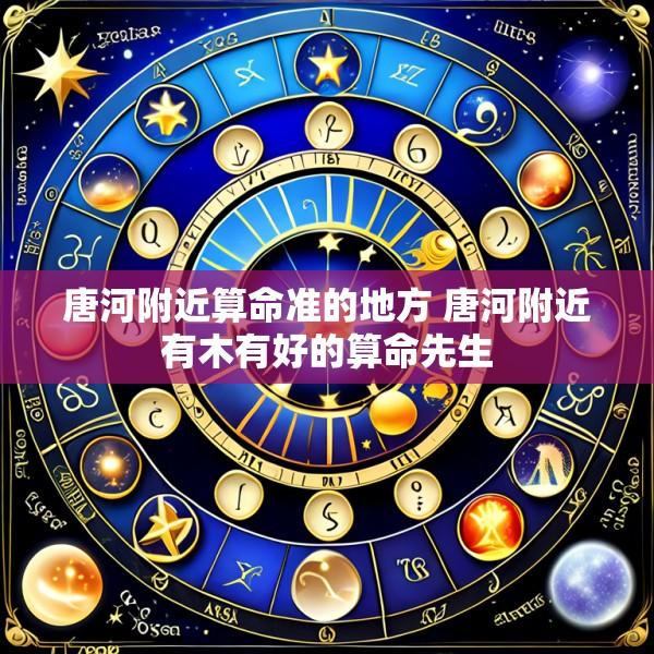 唐河附近算命准的地方 唐河附近有木有好的算命先生