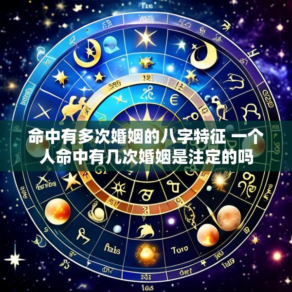 命中有多次婚姻的八字特征 一个人命中有几次婚姻是注定的吗