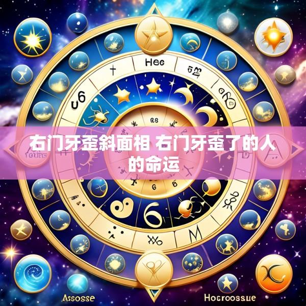 右门牙歪斜面相 右门牙歪了的人的命运