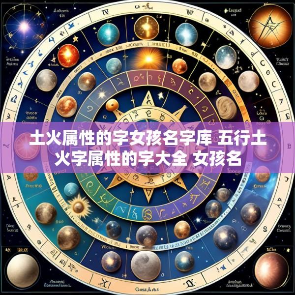 土火属性的字女孩名字库 五行土火字属性的字大全 女孩名