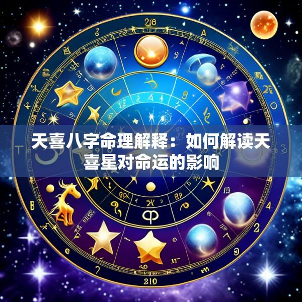 天喜八字命理解释：如何解读天喜星对命运的影响