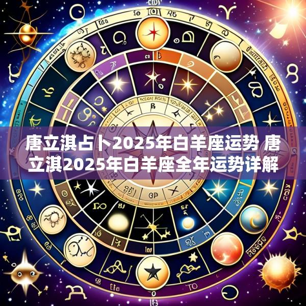 唐立淇占卜2025年白羊座运势 唐立淇2025年白羊座全年运势详解