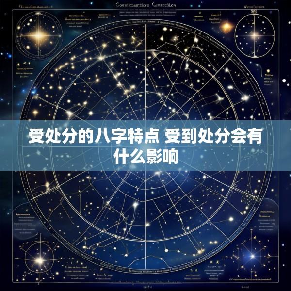受处分的八字特点 受到处分会有什么影响