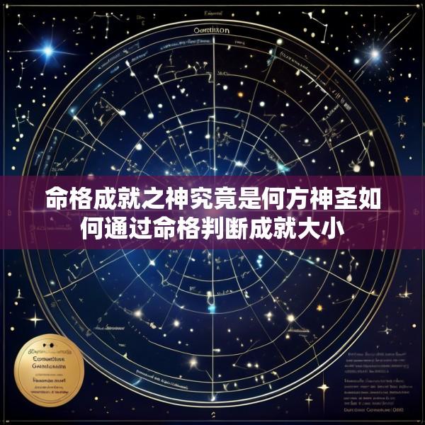 命格成就之神究竟是何方神圣如何通过命格判断成就大小