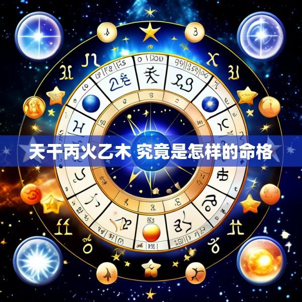 天干丙火乙木 究竟是怎样的命格