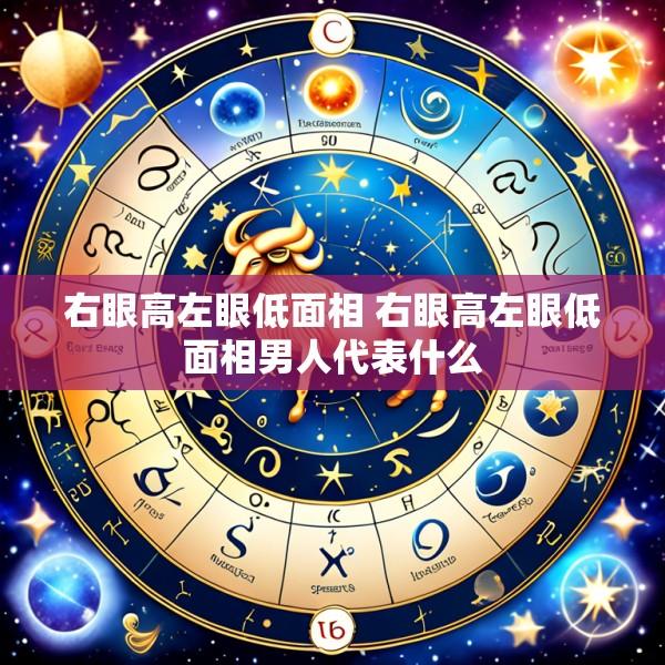 右眼高左眼低面相 右眼高左眼低面相男人代表什么