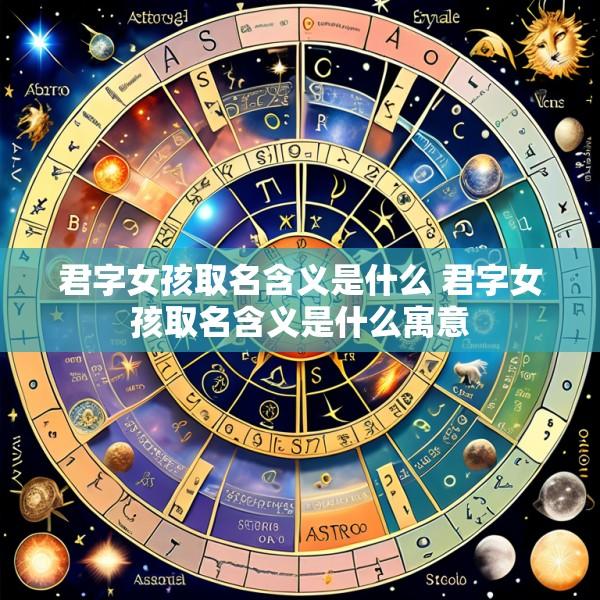 君字女孩取名含义是什么 君字女孩取名含义是什么寓意