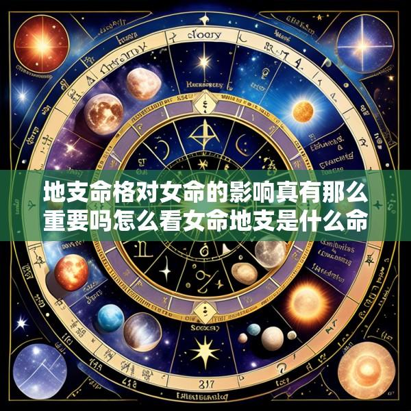 地支命格对女命的影响真有那么重要吗怎么看女命地支是什么命格