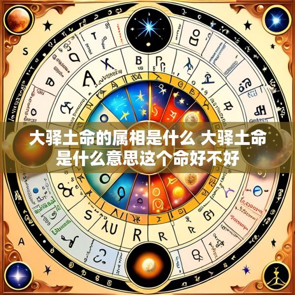 大驿土命的属相是什么 大驿土命是什么意思这个命好不好