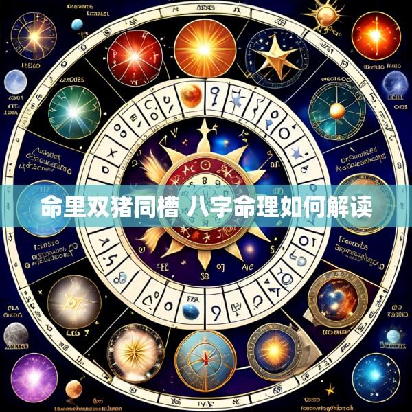 命里双猪同槽 八字命理如何解读