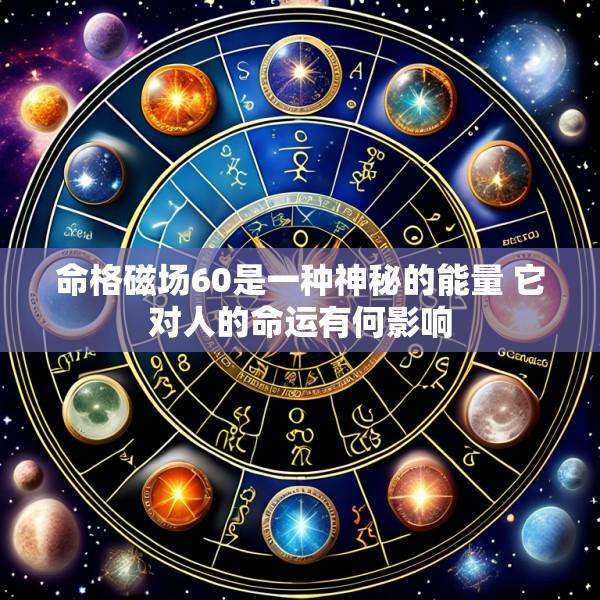 命格磁场60是一种神秘的能量 它对人的命运有何影响