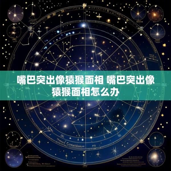 嘴巴突出像猿猴面相 嘴巴突出像猿猴面相怎么办