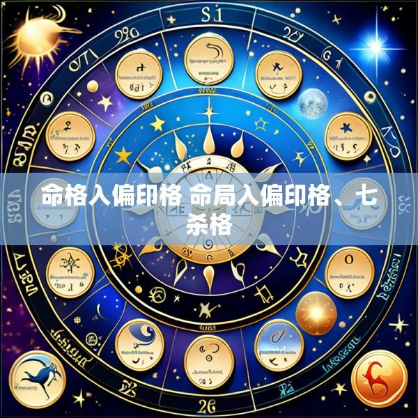 命格入偏印格 命局入偏印格、七杀格