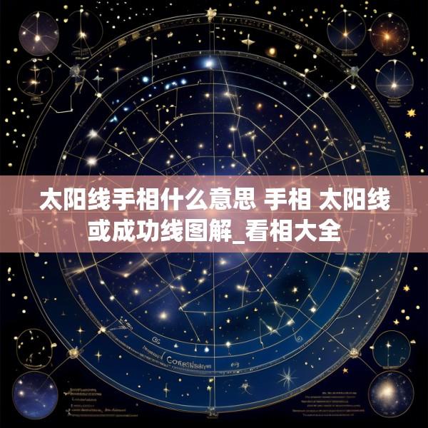 太阳线手相什么意思 手相 太阳线或成功线图解_看相大全