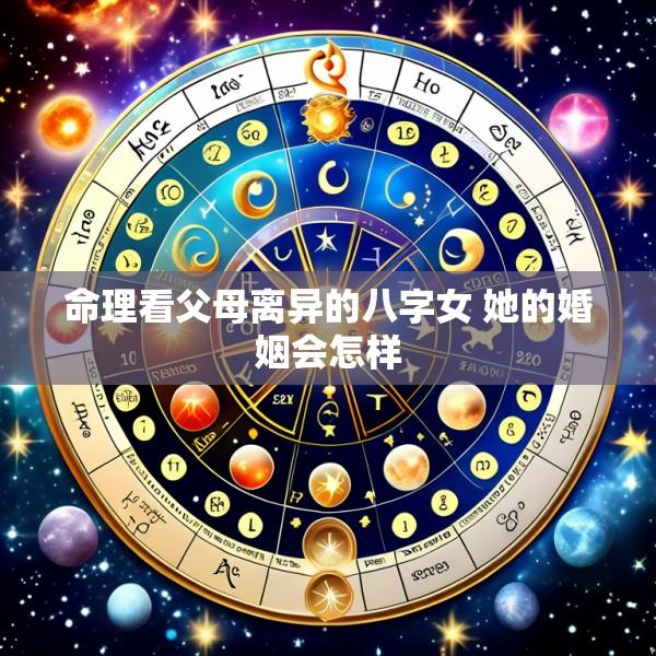 命理看父母离异的八字女 她的婚姻会怎样