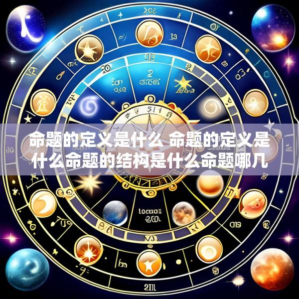 命题的定义是什么 命题的定义是什么命题的结构是什么命题哪几类