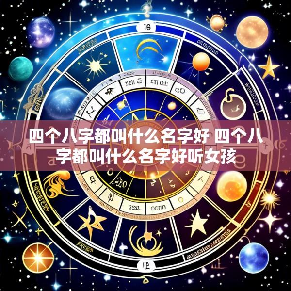 四个八字都叫什么名字好 四个八字都叫什么名字好听女孩