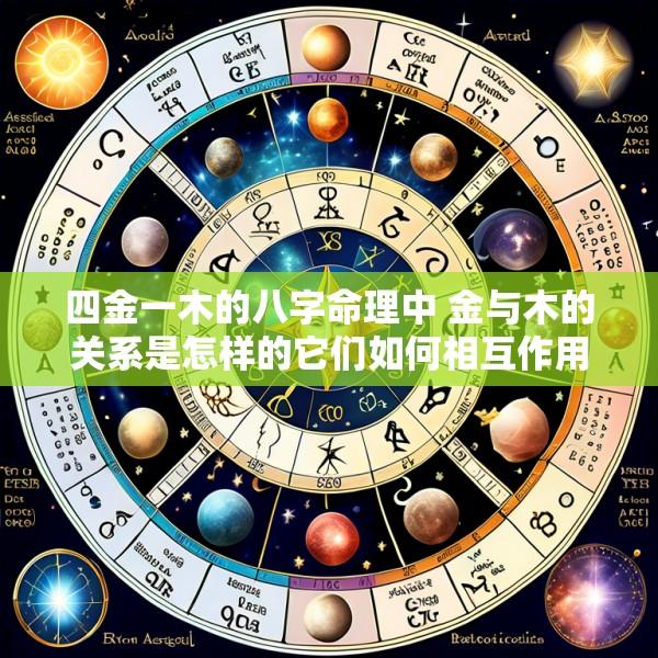 四金一木的八字命理中 金与木的关系是怎样的它们如何相互作用影响命运