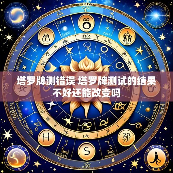 塔罗牌测错误 塔罗牌测试的结果不好还能改变吗
