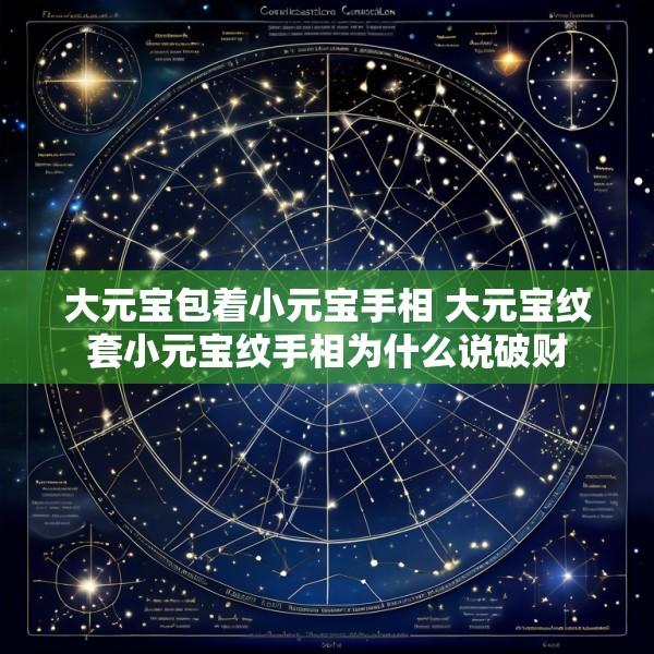 大元宝包着小元宝手相 大元宝纹套小元宝纹手相为什么说破财