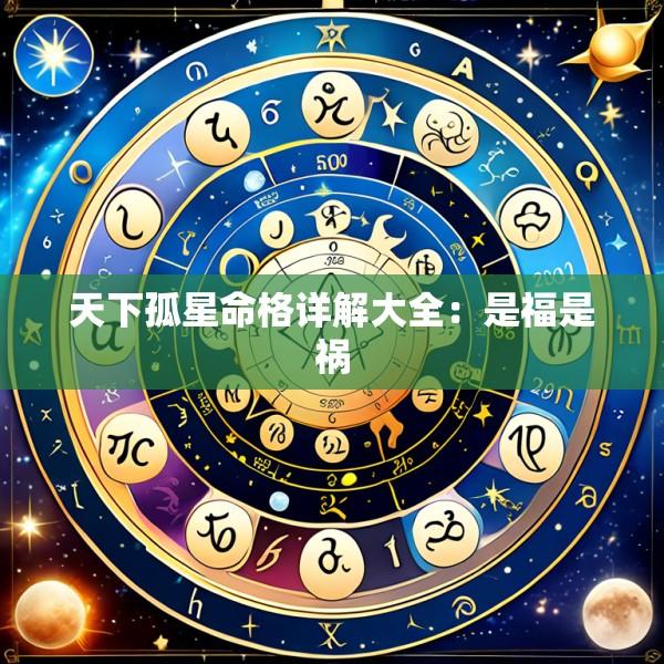 天下孤星命格详解大全:是福是祸