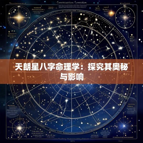 天朗星八字命理学：探究其奥秘与影响