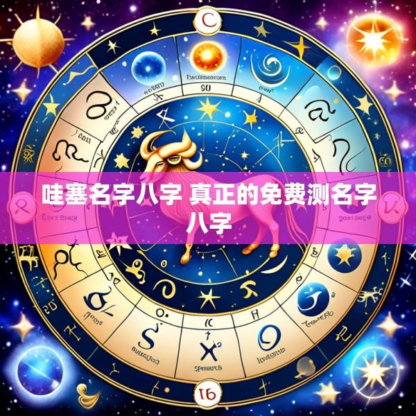 哇塞名字八字 真正的免费测名字八字