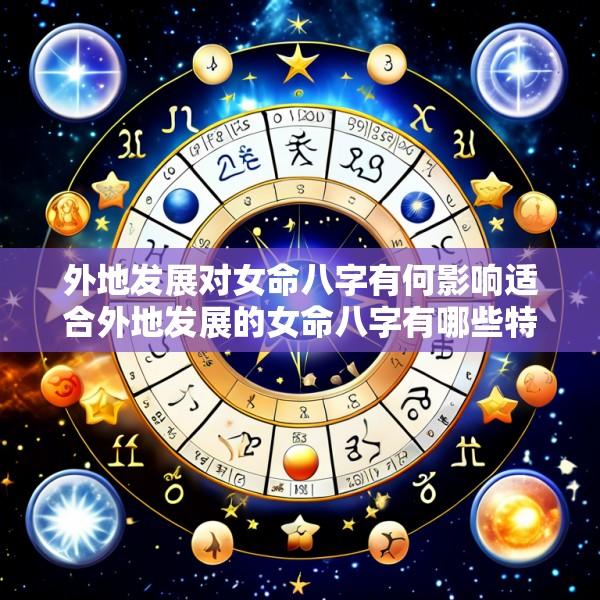 外地发展对女命八字有何影响适合外地发展的女命八字有哪些特点