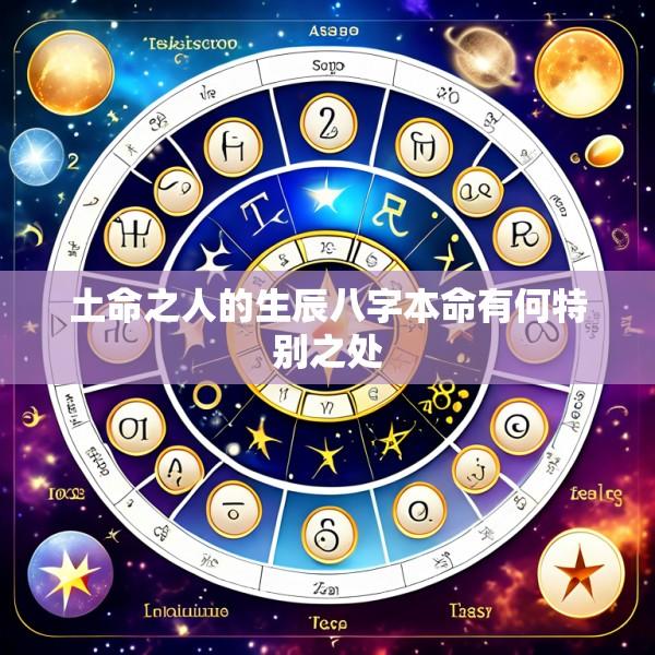 土命之人的生辰八字本命有何特别之处