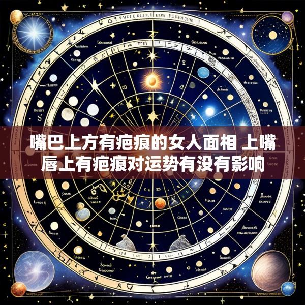 嘴巴上方有疤痕的女人面相 上嘴唇上有疤痕对运势有没有影响
