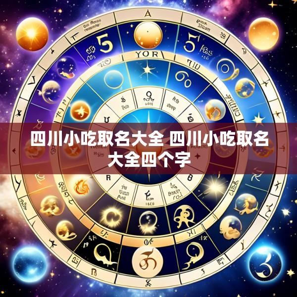 四川小吃取名大全 四川小吃取名大全四个字