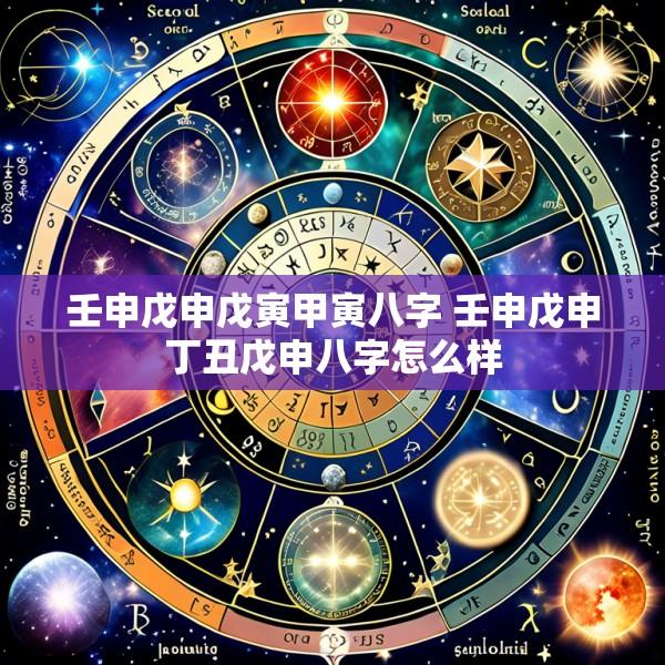 壬申戊申戊寅甲寅八字 壬申戊申丁丑戊申八字怎么样