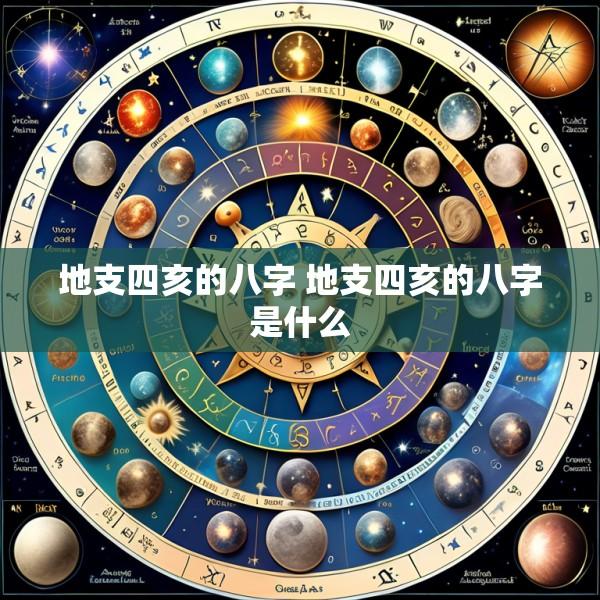 地支四亥的八字 地支四亥的八字是什么